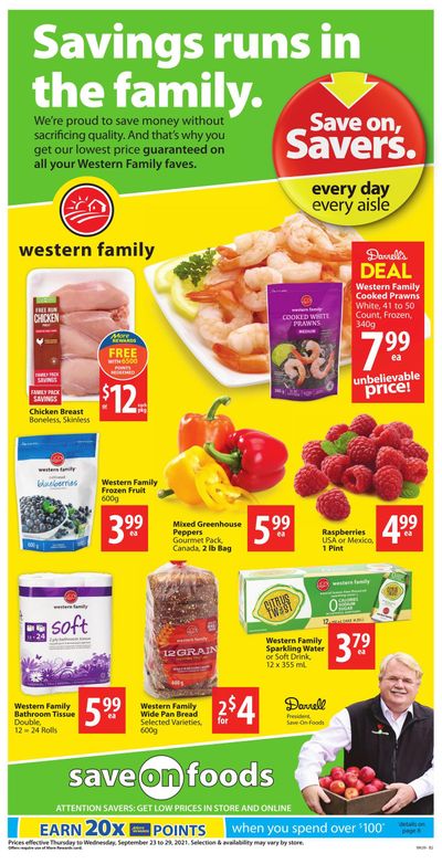 Save on Foods (AB) Flyer September 23 to 29