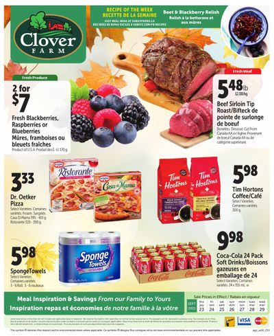 Clover Farm Flyer September 23 to 29