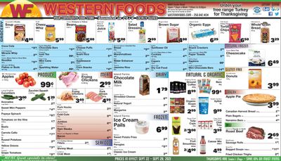 Western Foods Flyer September 22 to 28