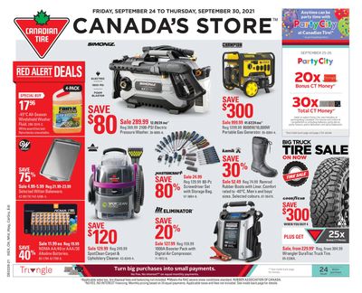 Canadian Tire (Atlantic) Flyer September 24 to 30