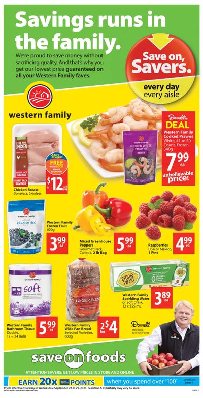 Save on Foods (SK) Flyer September 23 to 29