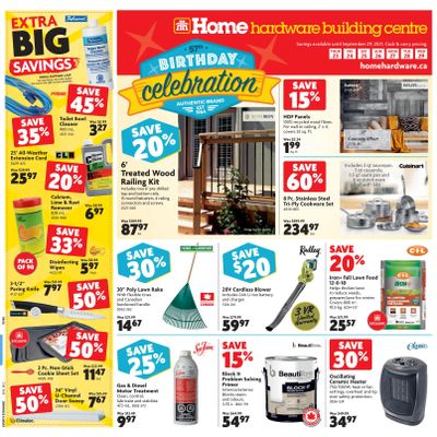 Home Hardware Building Centre (BC) Flyer September 23 to 29