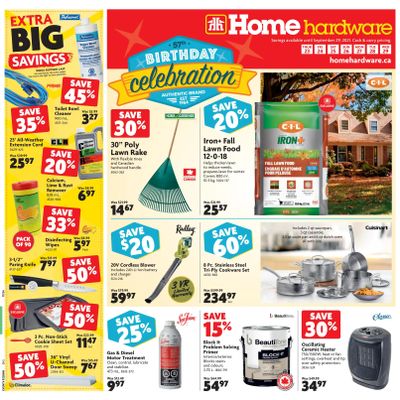 Home Hardware (BC) Flyer September 23 to 29