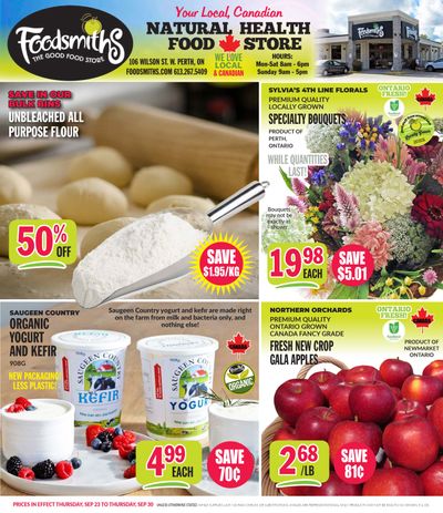 Foodsmiths Flyer September 23 to 30