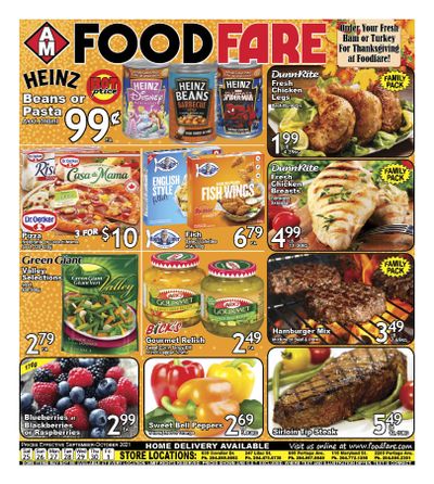 Food Fare Flyer September 25 to October 1