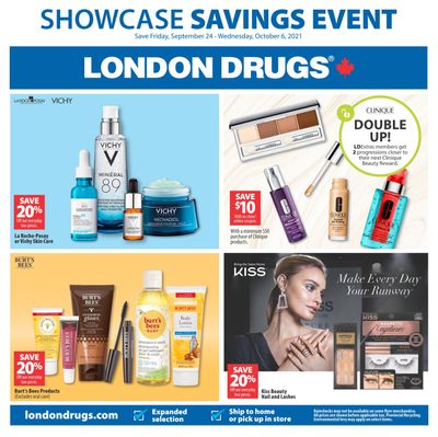 London Drugs Showcase Savings Event Flyer September 24 to October 6