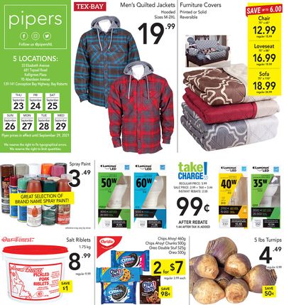 Pipers Superstore Flyer September 23 to 29