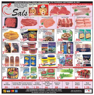 Sal's Grocery Flyer September 24 to 30