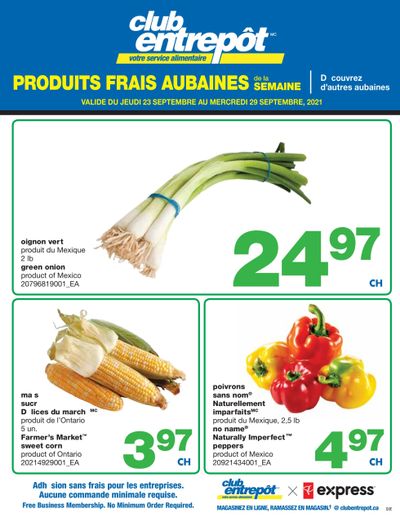 Wholesale Club (QC) Fresh Deals of the Week Flyer September 23 to 29
