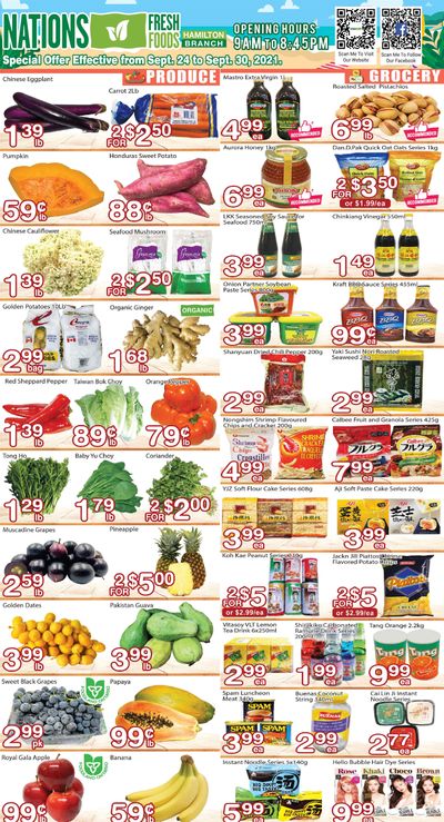 Nations Fresh Foods (Hamilton) Flyer September 24 to 30