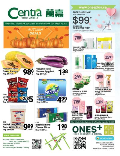 Centra Foods (North York) Flyer September 24 to 30