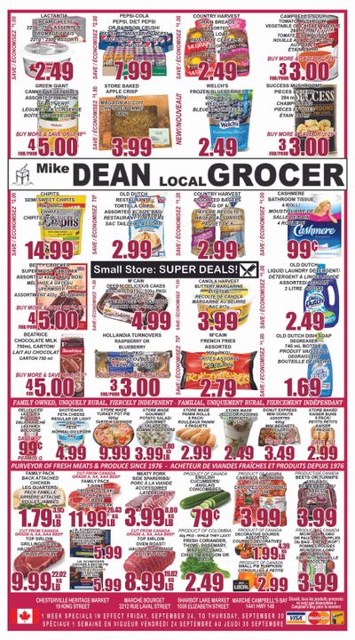 Mike Dean Local Grocer Flyer September 24 to 30