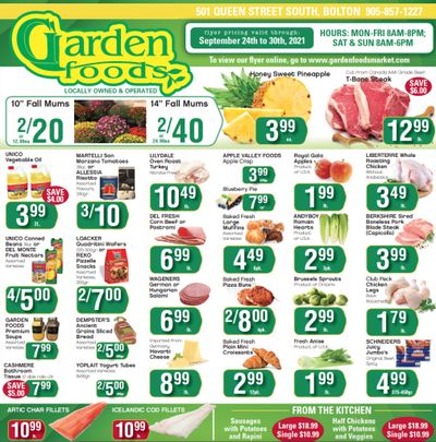 Garden Foods Flyer September 24 to 30