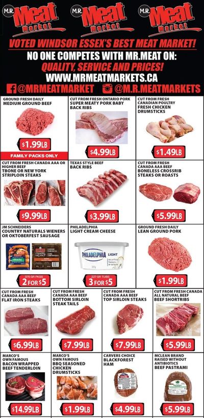 M.R. Meat Market Flyer September 25 to October 2