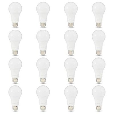 AmazonBasics 100W Equivalent, Daylight, Non-Dimmable, 10,000 Hour Lifetime, A19 LED Light Bulb | 16-Pack $47.75 (Reg $61.12)