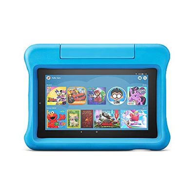 Fire 7 Kids Tablet, 7" Display, ages 3-7, 16 GB, Blue Kid-Proof Case $89.99 (Reg $129.99)