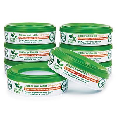 Nursery Fresh Refill for Diaper Genie and Munchkin Diaper Pails, 2,176 Count, 8 Pack $29.97 (Reg $49.99)