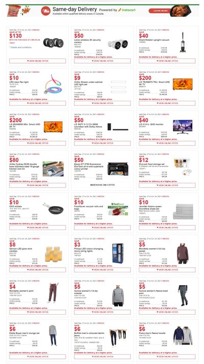 Costco (BC, AB, SK & MB) Weekly Savings September 27 to October 24
