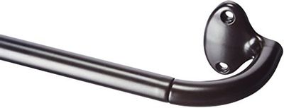 AmazonBasics Room Darkening Curtain Rod - 28" to 48", Bronze $13.34 (Reg $26.62)