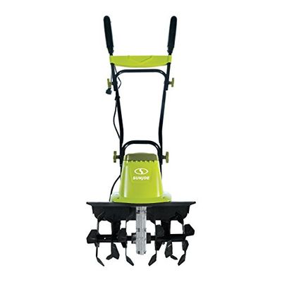 Sun Joe TJ604E 16-Inch 13.5-Amp Electric Garden Tiller/Cultivator, 3-Position Wheel Adjustment, 6-Steel Angled Tines, Maintenance-Free $157.97 (Reg $197.97)