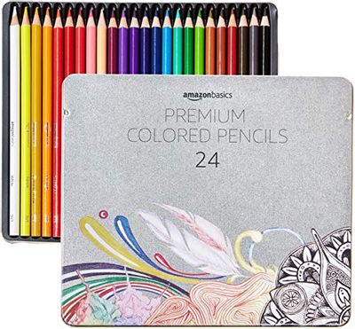 AmazonBasics Colored Pencils - 24-Count Set $8.24 (Reg $14.34)
