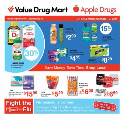 Value Drug Mart Flyer September 25 to October 9