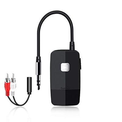 Golvery Bluetooth 5.0 Receiver for Speaker, Wireless Audio Adapter for Home Audio Car Stereo with 3.5mm RCA Jack, 16 Hours Playtime, Dual Connection to 2 Cell Phones, Easy Control On/Off Slider $16.99 (Reg $29.99)