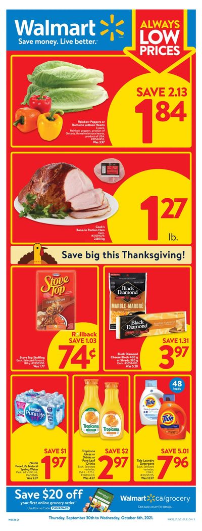 Walmart (ON) Flyer September 30 to October 6