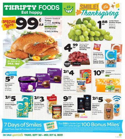 Thrifty Foods Flyer September 30 to October 6