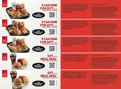 McDonald's Canada Coupons (SK) March 16 to April 19