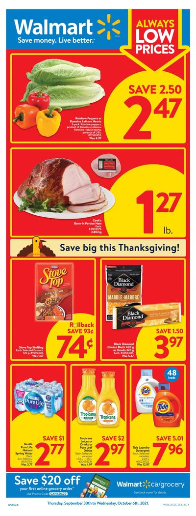 Walmart (West) Flyer September 30 to October 6
