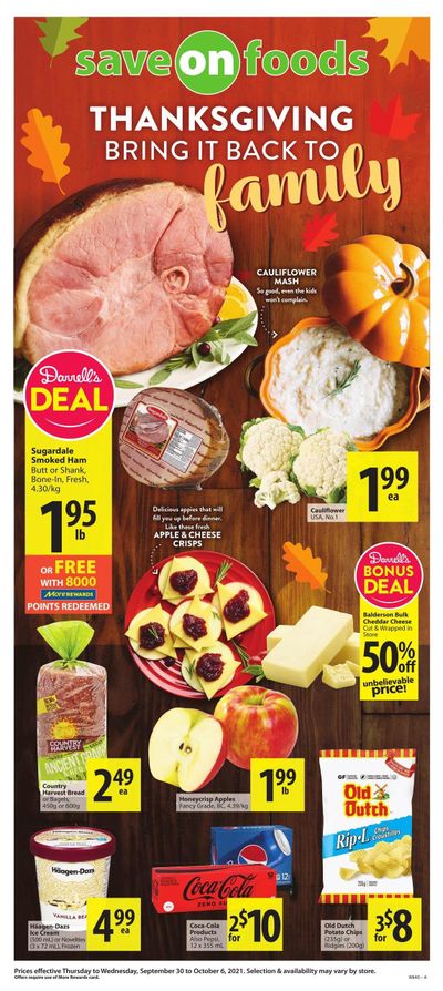 Save on Foods (BC) Flyer September 30 to October 6