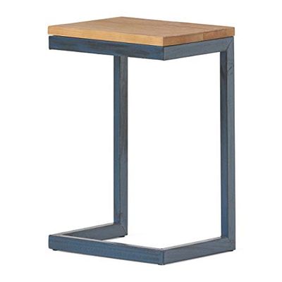 Great Deal Furniture 301051 Cassie Outdoor Antique Finish Firwood C Shaped Table, $49.68 (Reg $67.53)