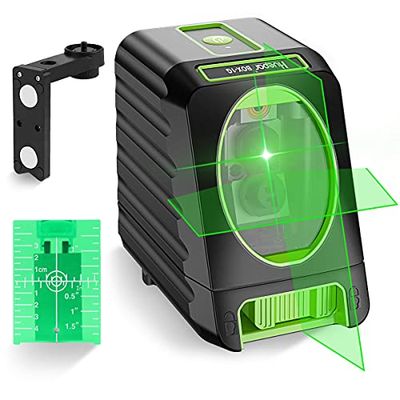 Huepar Laser Level Self-Leveling 150ft/45m Outdoor Cross Line Laser, Selectable Laser Lines with Pulse Mode,Level with Vertical Beam Spread Covers of 150°,360°Magnetic Base and Battery Included -BOX-1G $64.59 (Reg $95.99)