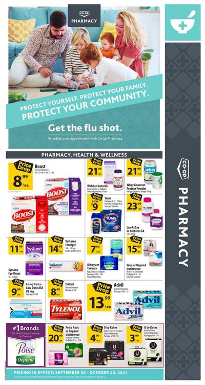 Co-op (West) Pharmacy Flyer September 30 to October 20
