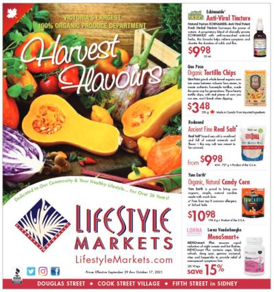 Lifestyle Markets Flyer September 29 to October 17