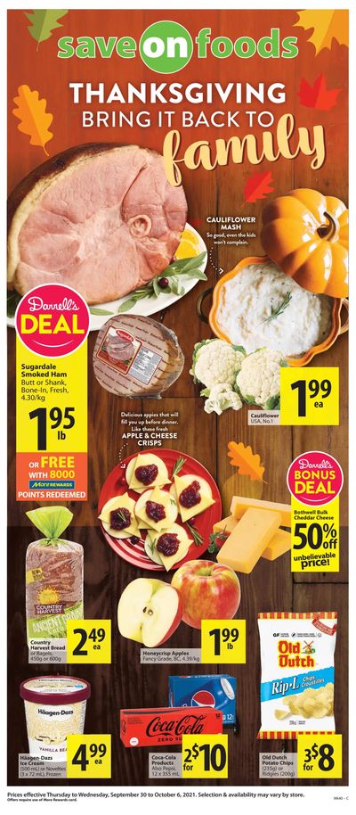 Save on Foods (SK) Flyer September 30 to October 6