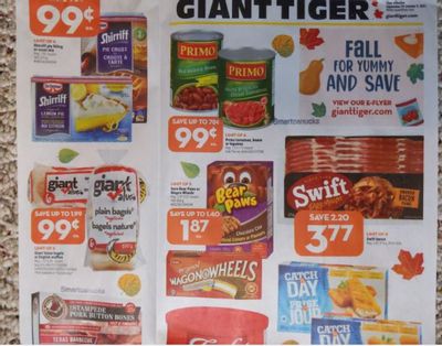 Giant Tiger Canada Flyer Deals September 29th – October 5th
