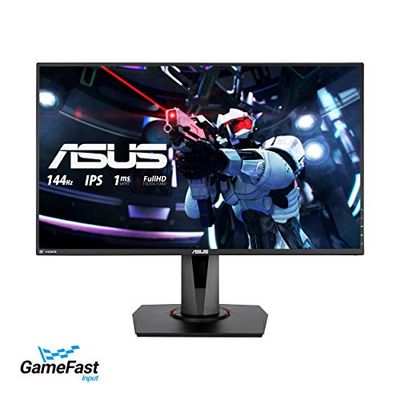 Asus VG279Q 27" Full HD 1080p IPS 144Hz 1ms (MPRT) DP HDMI DVI Eye Care Gaming Monitor with FreeSync/Adaptive Sync, Black $314.3 (Reg $399.00)