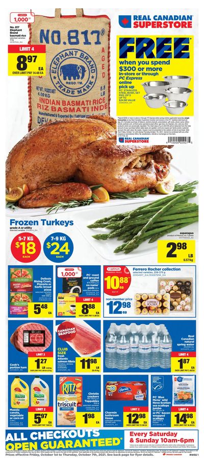 Real Canadian Superstore (West) Flyer October 1 to 7