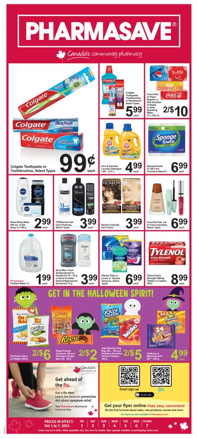 Pharmasave (ON) Flyer October 1 to 7