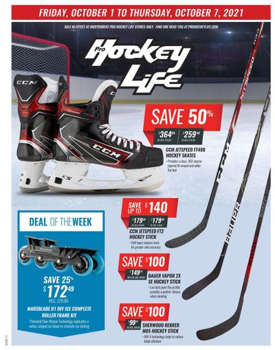 Pro Hockey Flyer October 1 to 7