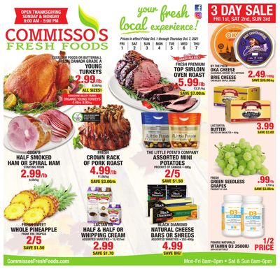 Commisso's Fresh Foods Flyer October 1 to 7