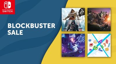 Nintendo Canada Blockbuster Sale: Save Up to 60% Off + More