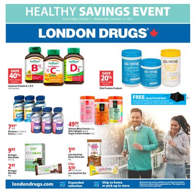 London Drugs Healthy Savings Event Flyer October 1 to 13