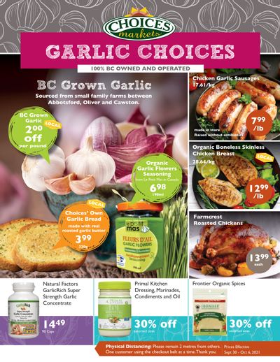Choices Market Flyer September 30 to October 6