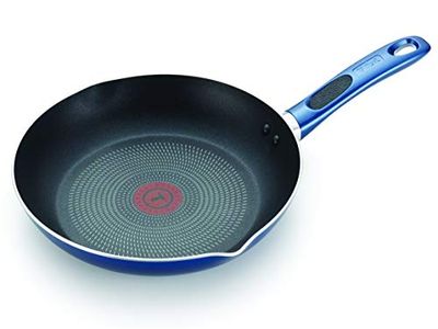 T-fal B0370764 B03707 Excite ProGlide Nonstick Thermo-Spot Heat Indicator Dishwasher Oven Safe Fry Pan Cookware, 12-Inch, Blue $30.55 (Reg $36.54)