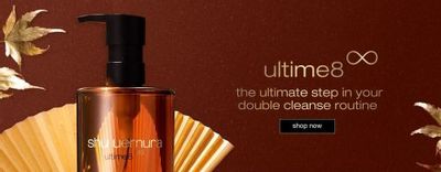 Shu Uemura Canada Deals: Bundle Up 3 or More Cleansing Oils & Save 15% OFF + More