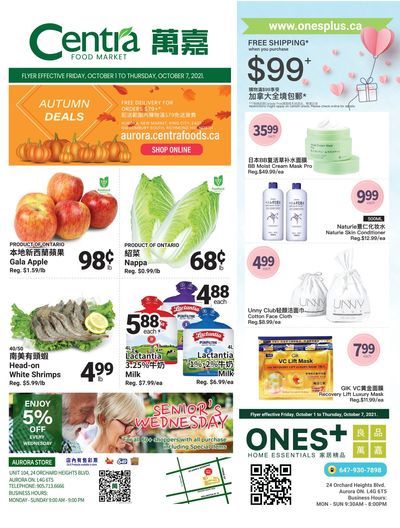 Centra Foods (Aurora) Flyer October 1 to 7