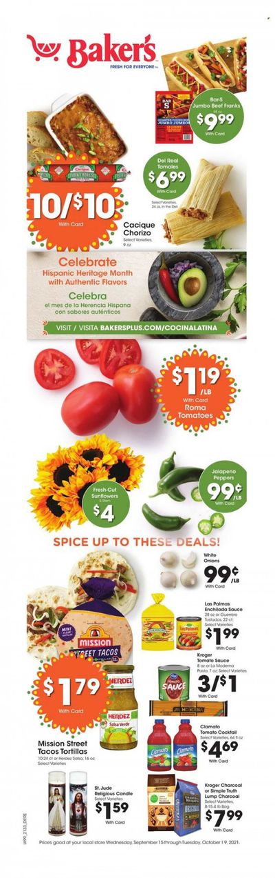 Baker's (NE) Weekly Ad Flyer October 1 to October 8